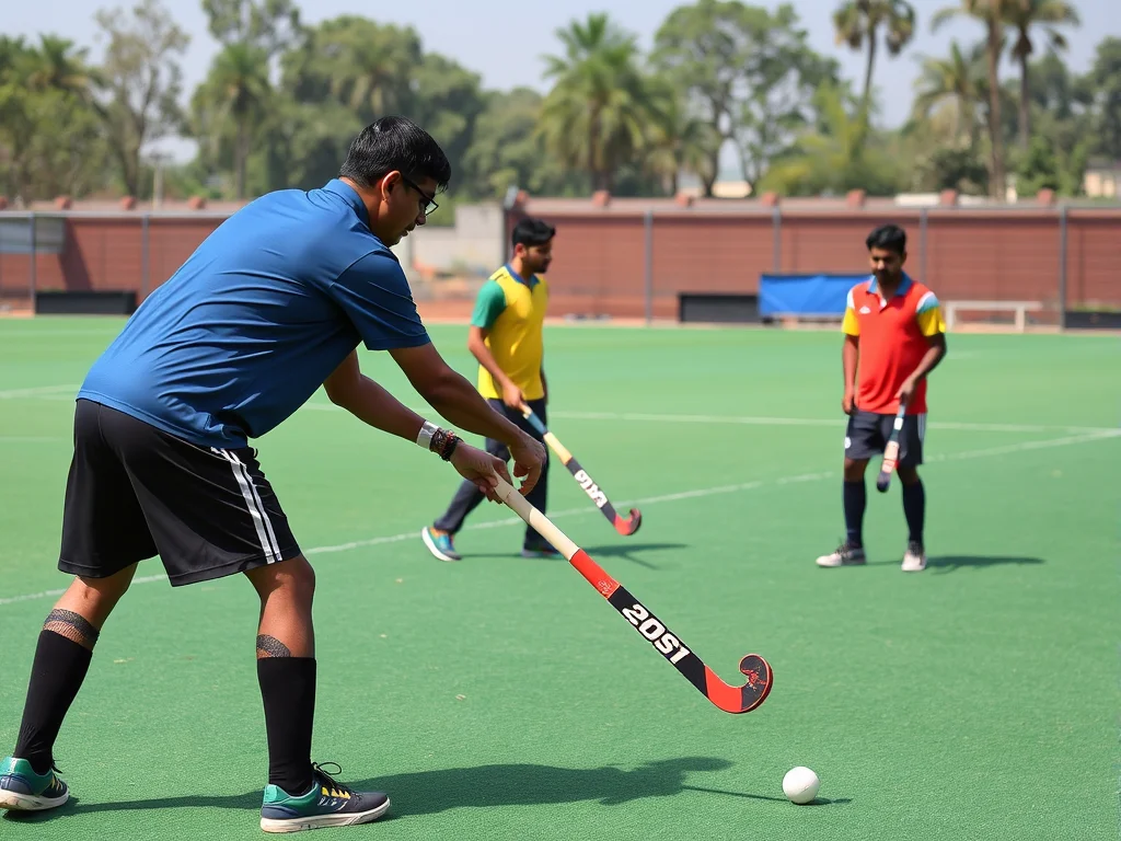 Coach Arjun guiding training